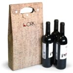 bolsa para tres botellas de vino