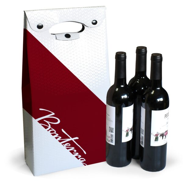 bolsa para tres botellas de vino 2